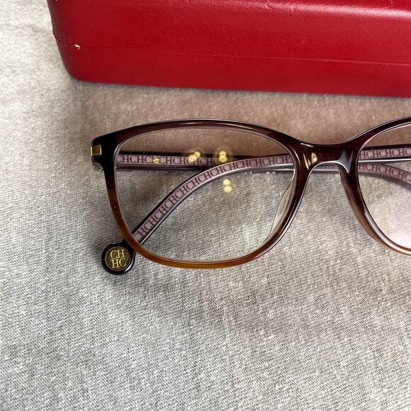Carolina Herrera Eyeglasses VHE774K COL.0ACL Frames 50 16 135 Flex Hinges W Case main image 8